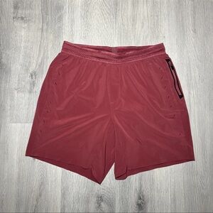 Men's Red Athletic Shorts